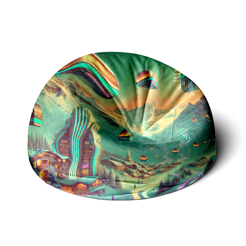 Ski Destination Bean Bag Chair – Stylish, Comfortable & Compact 28”