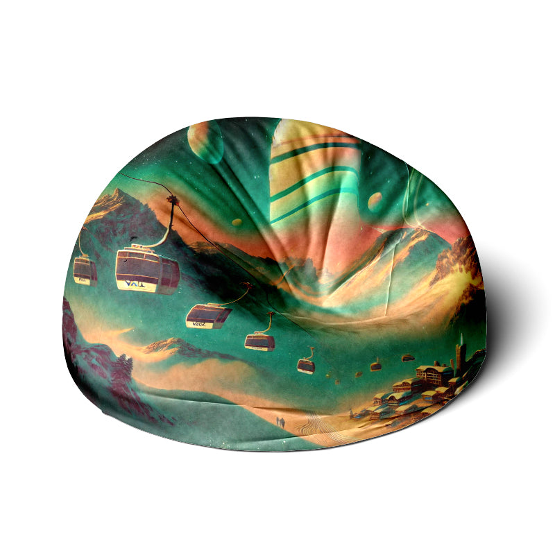 Ski Destination Bean Bag Chair – Stylish, Comfortable & Compact 28”