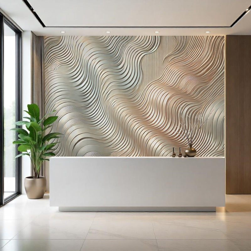 Material-Inspired Accent Wall Prints