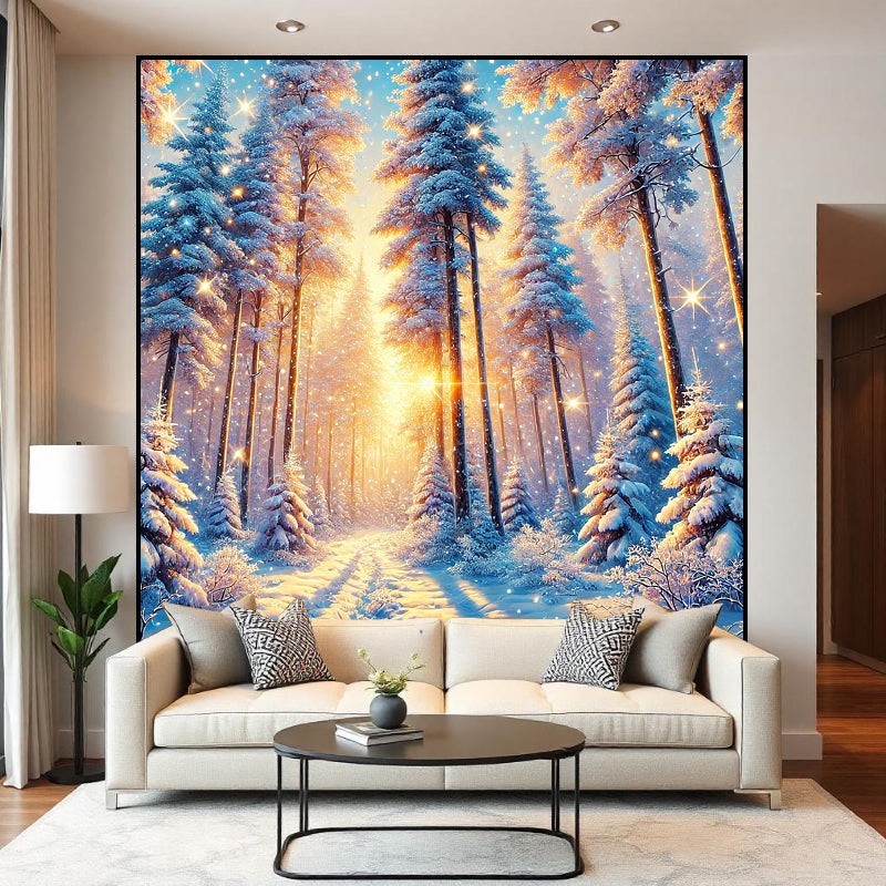 Forest-Themed Accent Wall Prints