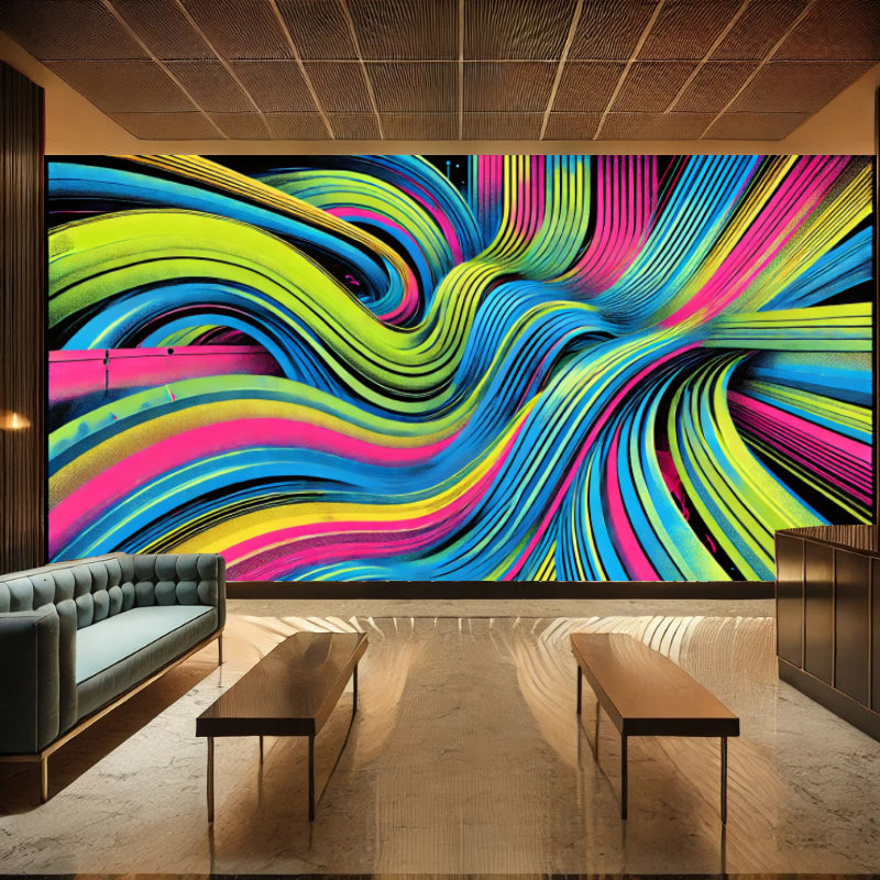 Abstract Accent Wall Print