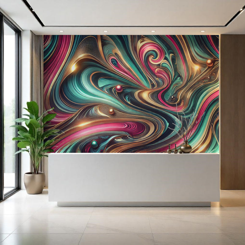 Abstract Accent Wall Print