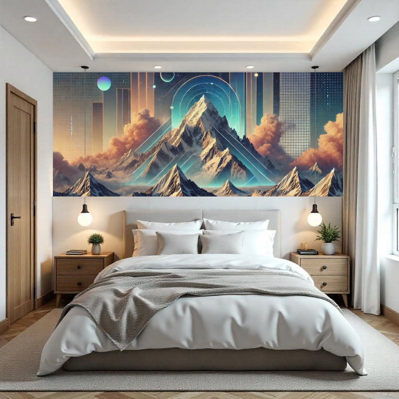 Mountain-Inspired Accent Wall Prints