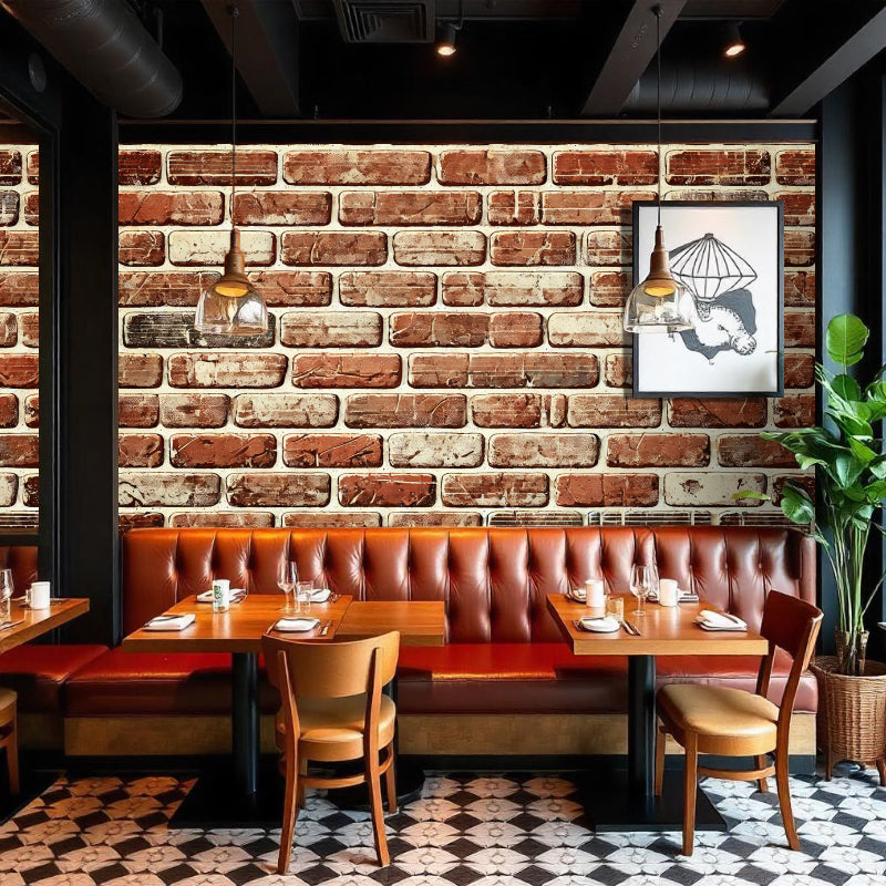 Wood & Brick Texture Accent Wall Prints